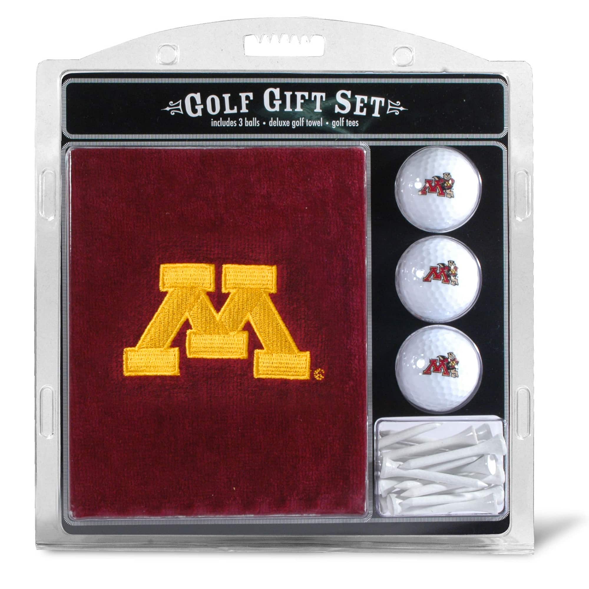 GOLF GIFT SET  
includes 3 balls • deluxe golf towel • golf tees  

M