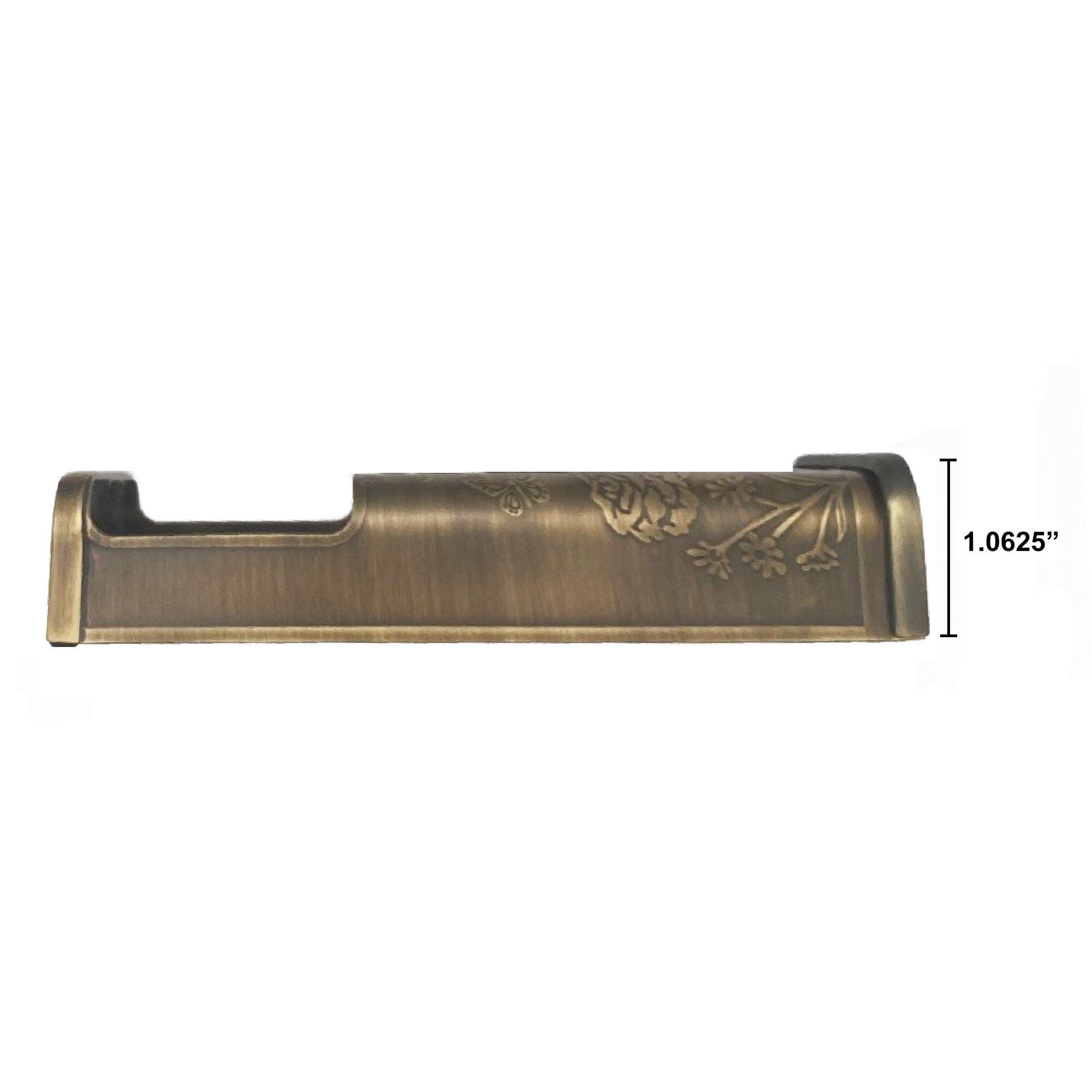 Angle. Michael Healy - Garden Video Doorbell Cover (Ring Battery Doorbell 2024 Release) - Antique Brass.