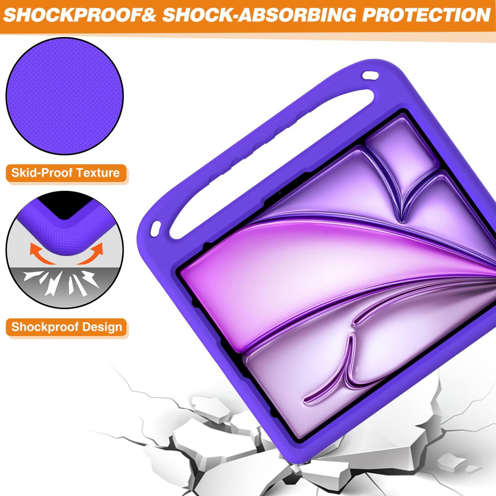 SHOCKPROOF & SHOCK-ABSORBING PROTECTION

Skid-Proof Texture

Shockproof Design