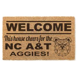 Jardine - North Carolina A&T Aggies 18" x 30" Welcome Doormat - Brown