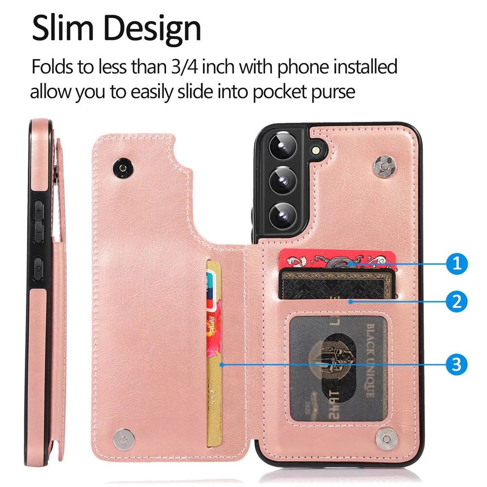 Slim Design  
Folds to less than 3/4 inch with phone installed  
allow you to easily slide into pocket purse  

1  
2  
3  

BLACK UNIQUE