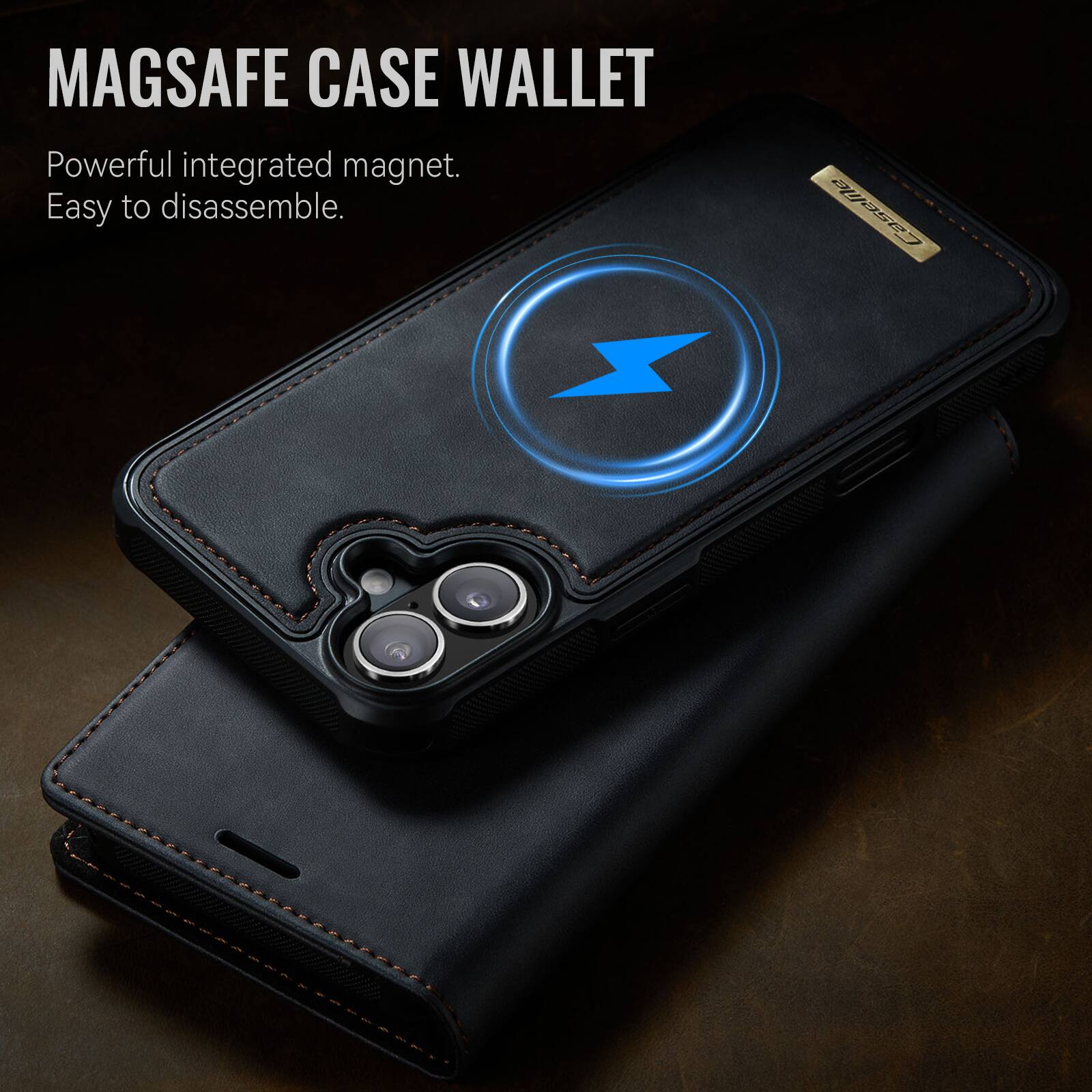 MAGSAFE CASE WALLET

Powerful integrated magnet.  
Easy to disassemble.