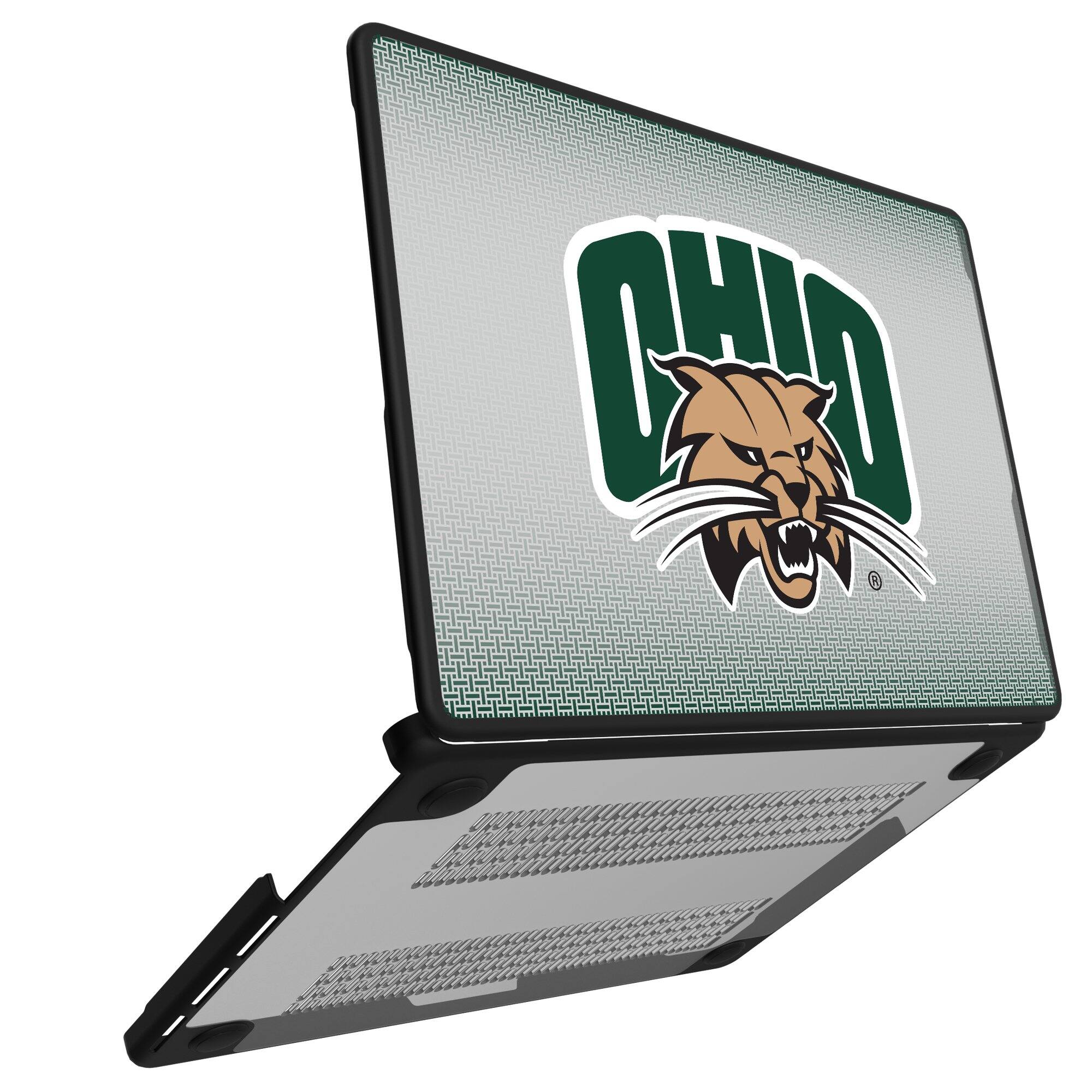 Alt View 1. Keyscaper - Ohio Bobcats Linen MacBook Case - Air 15 in - Multicolor.