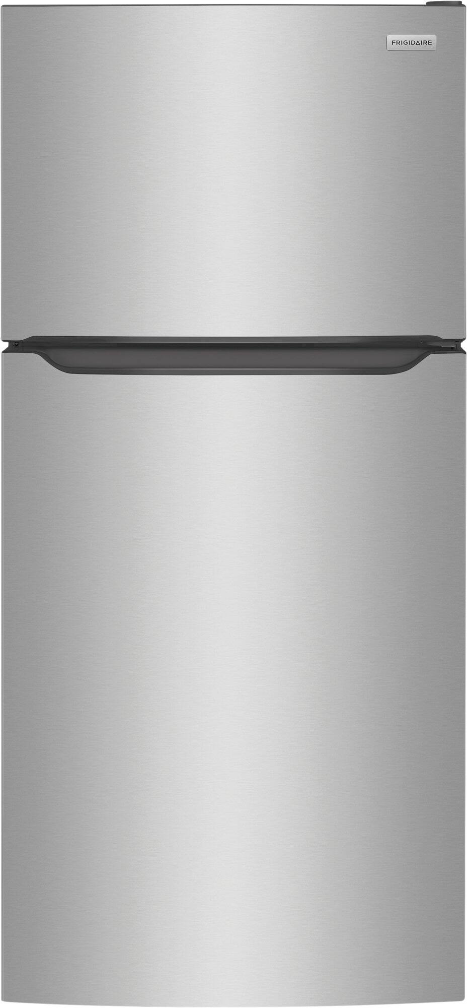 Frigidaire - 20 Cu. Ft. Garage Ready Top Freezer Refrigerator - Stainless Steel