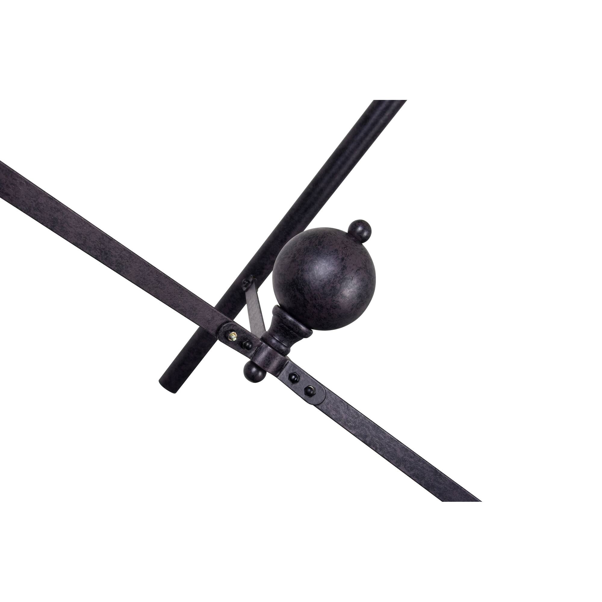 Alt View 1. CWI Lighting - Pamela 5 Light Floor Lamp With Rust Finish - Rust.