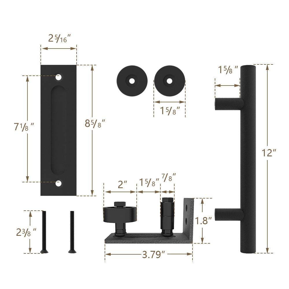 2 5/16"  
15/8"  
7 1/8"  
8 5/8"  
15/8"  
12"  
2"  
7/8"  
15/8"  
2 3/8"  
1.8"  
3.79"