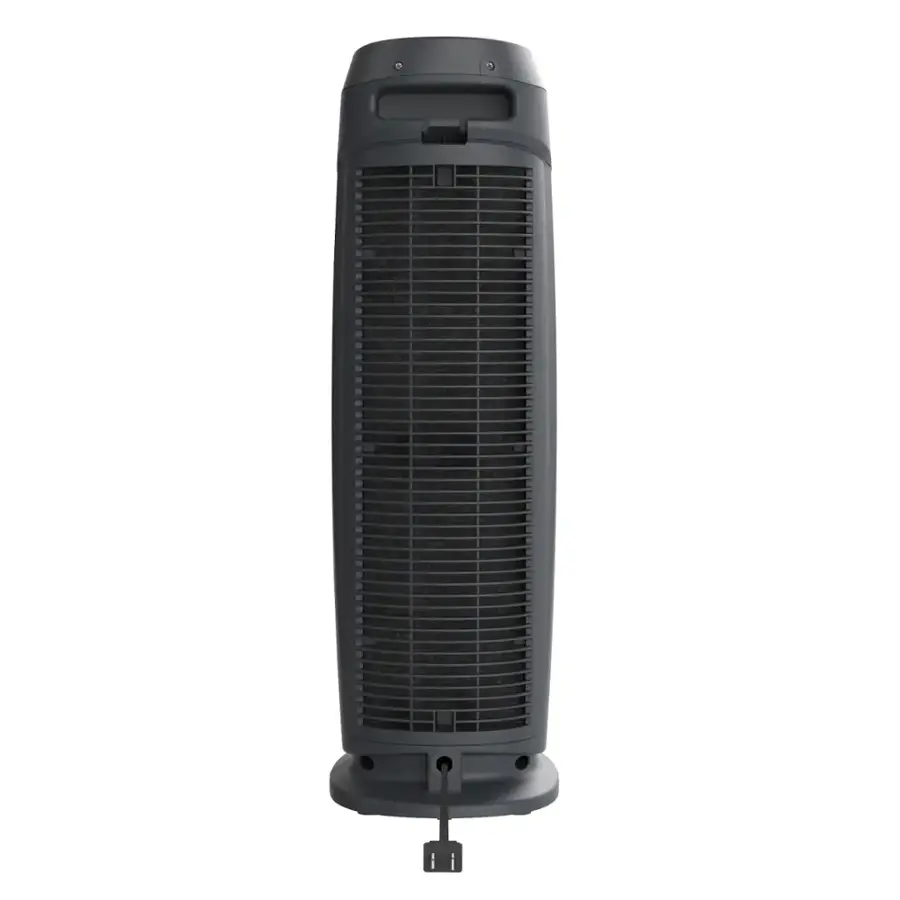 Alt View 7. GermGuardian - 743 Sq. Ft. Tower Air Purifier with HEPA Pure Filter, Intellisense Air Quality Monitor, UV-C, AC4880G - Graphite.