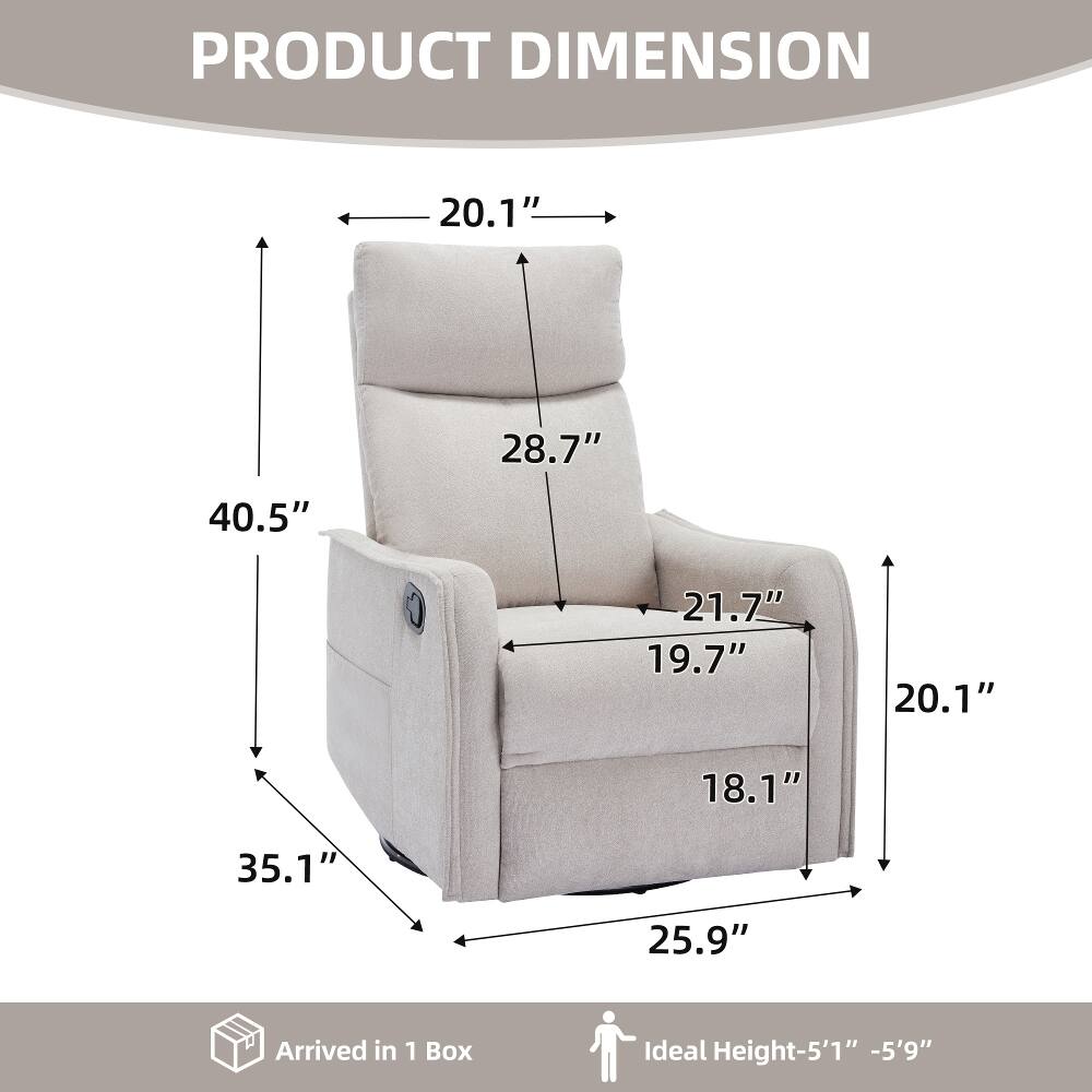 PRODUCT DIMENSION

20.1"
28.7"
40.5"
21.7" 19.7"
20.1"
18.1"
35.1"
25.9"

Arrived in 1 Box

Ideal Height-5'1" -5'9"