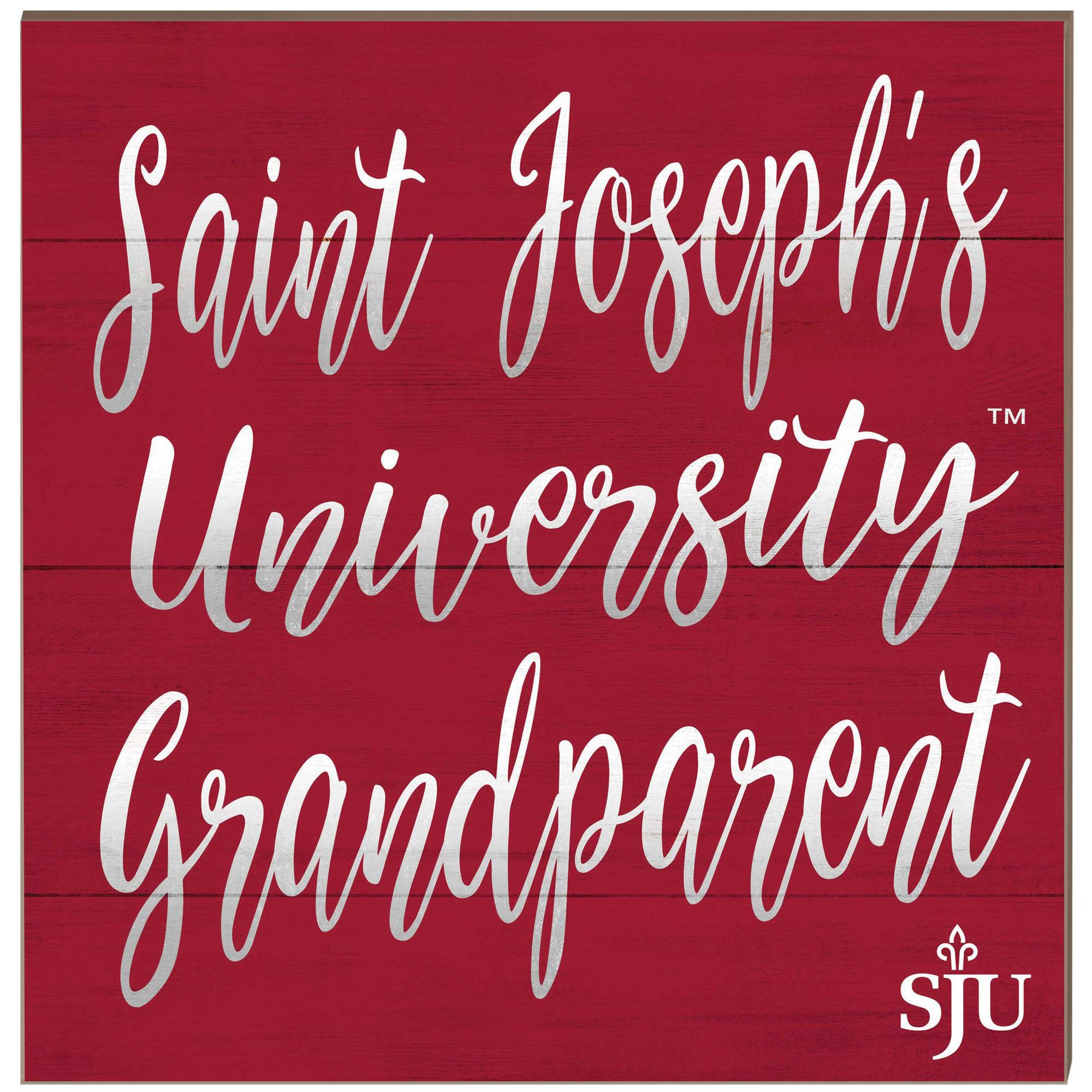 Saint Joseph's Hawks 10'' x 10'' Grandparent Plaque