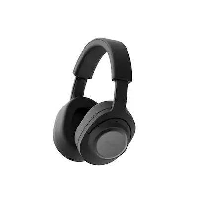 Front. Fender - MIX Over-the-Ear Bluetooth Headphones - Hybrid ANC, Modular Design, Replaceable Battery, Lossless Connectivity - Skyscraper Black.