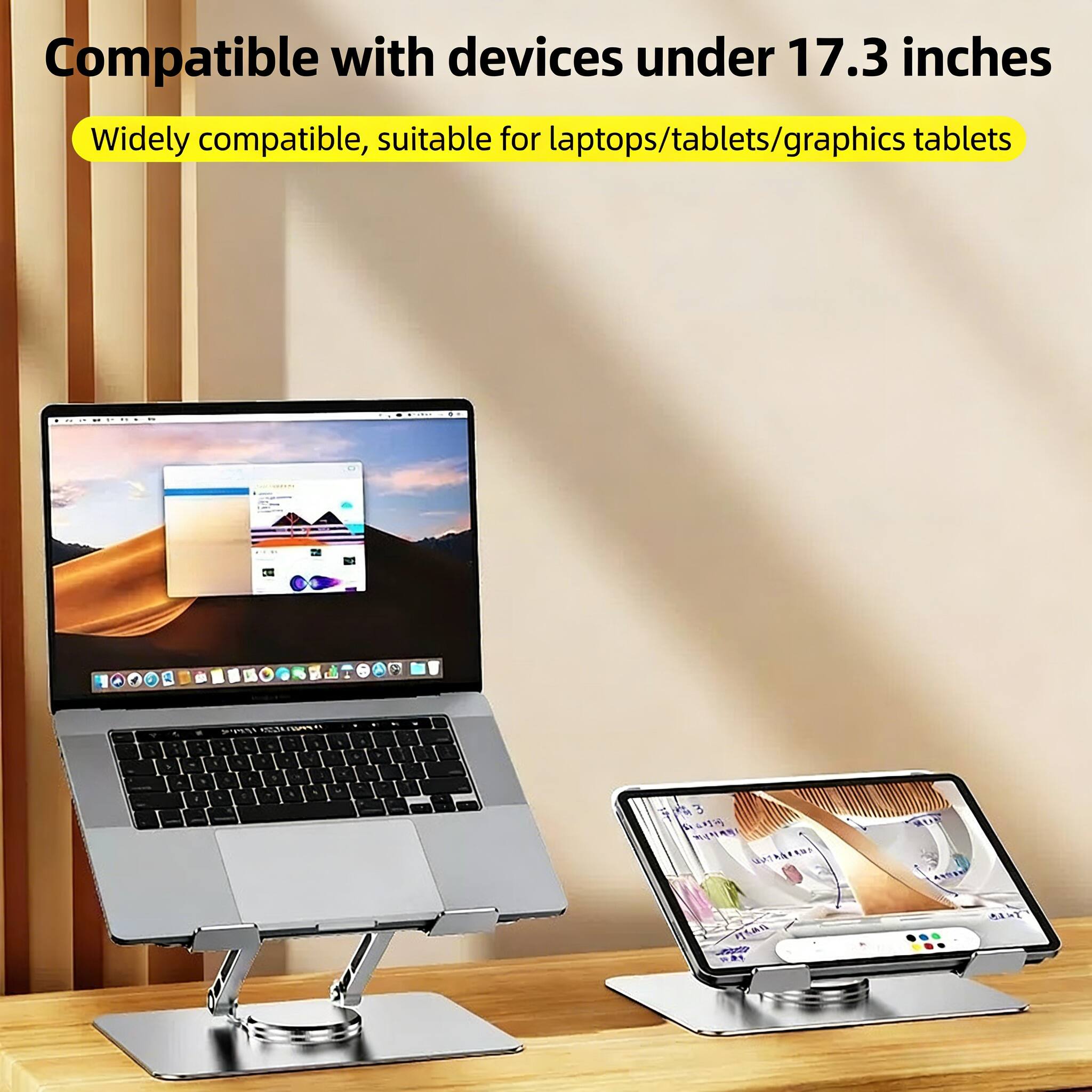 Compatible with devices under 17.3 inches  
Widely compatible, suitable for laptops/tablets/graphics tablets