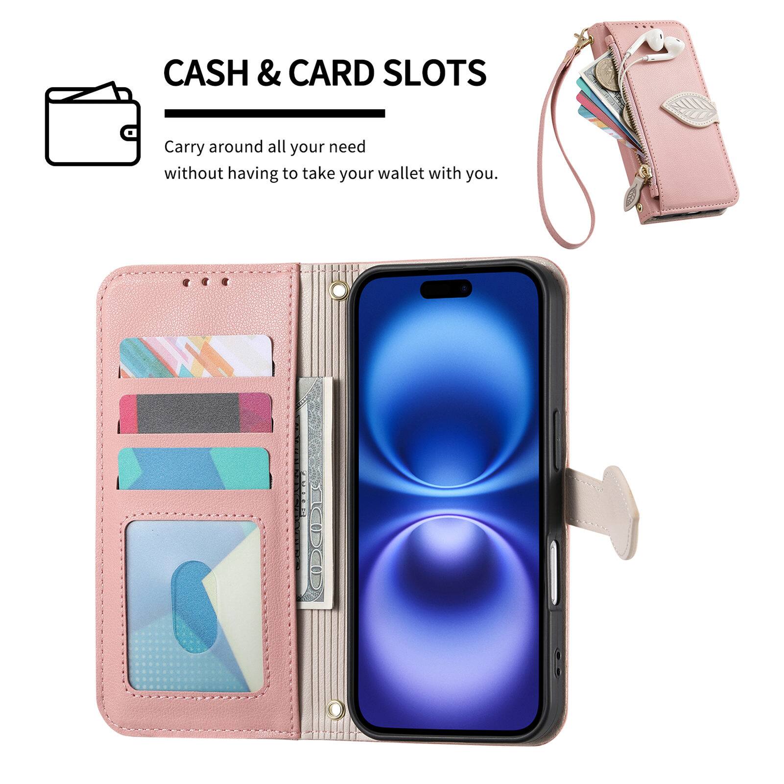 CASH & CARD SLOTS  
Carry around all your need without having to take your wallet with you.
