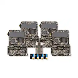 Yellowstone - Y2 Trail Camera Bundle with Card Reader and Accessories (4-Pack)
