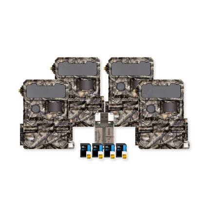 Front. Yellowstone - Yellowstone Y2 Trail Camera Bundle with Card Reader and Accessories (4-Pack).