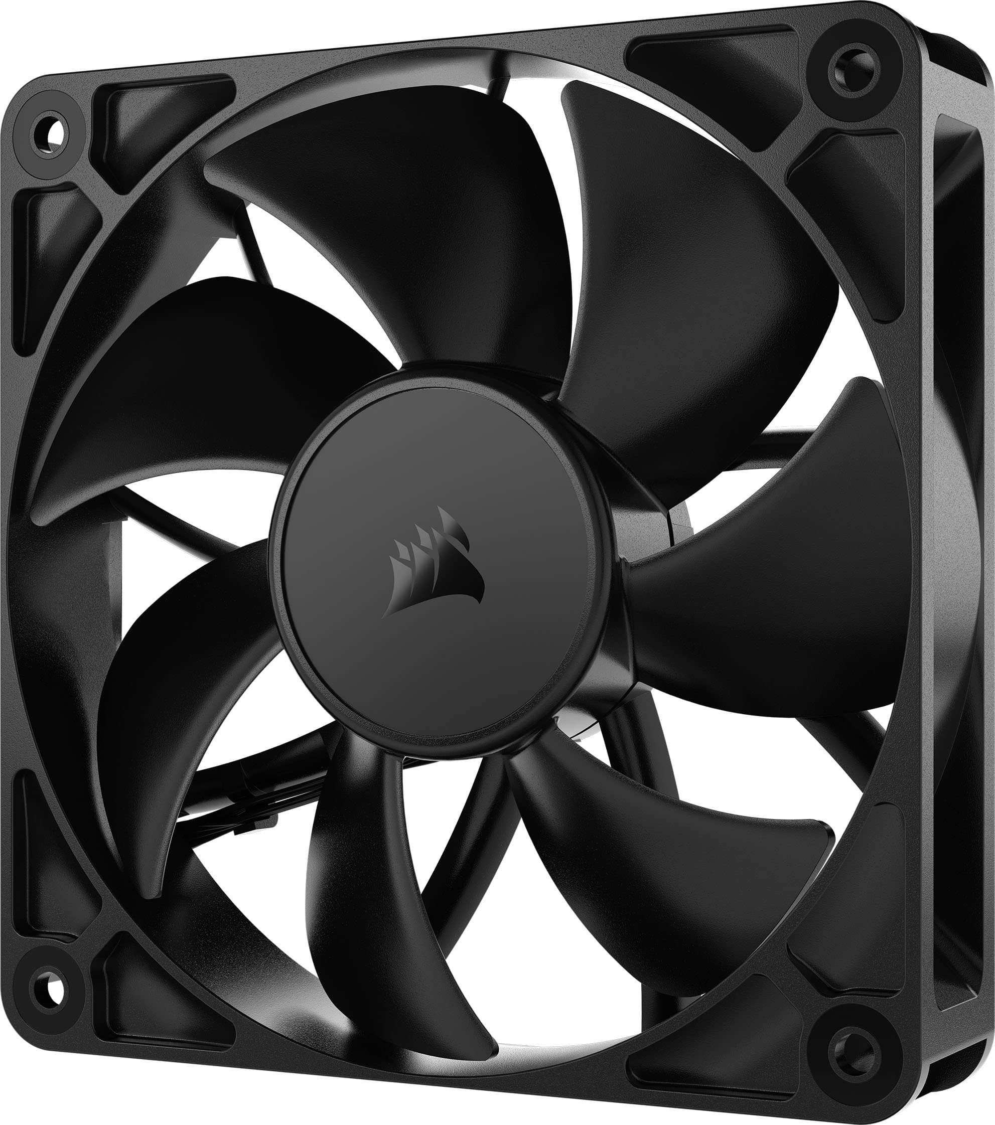 Alt View 2. CORSAIR - RS120 120mm PWM Computer Case Fan Expansion Fan - Black.