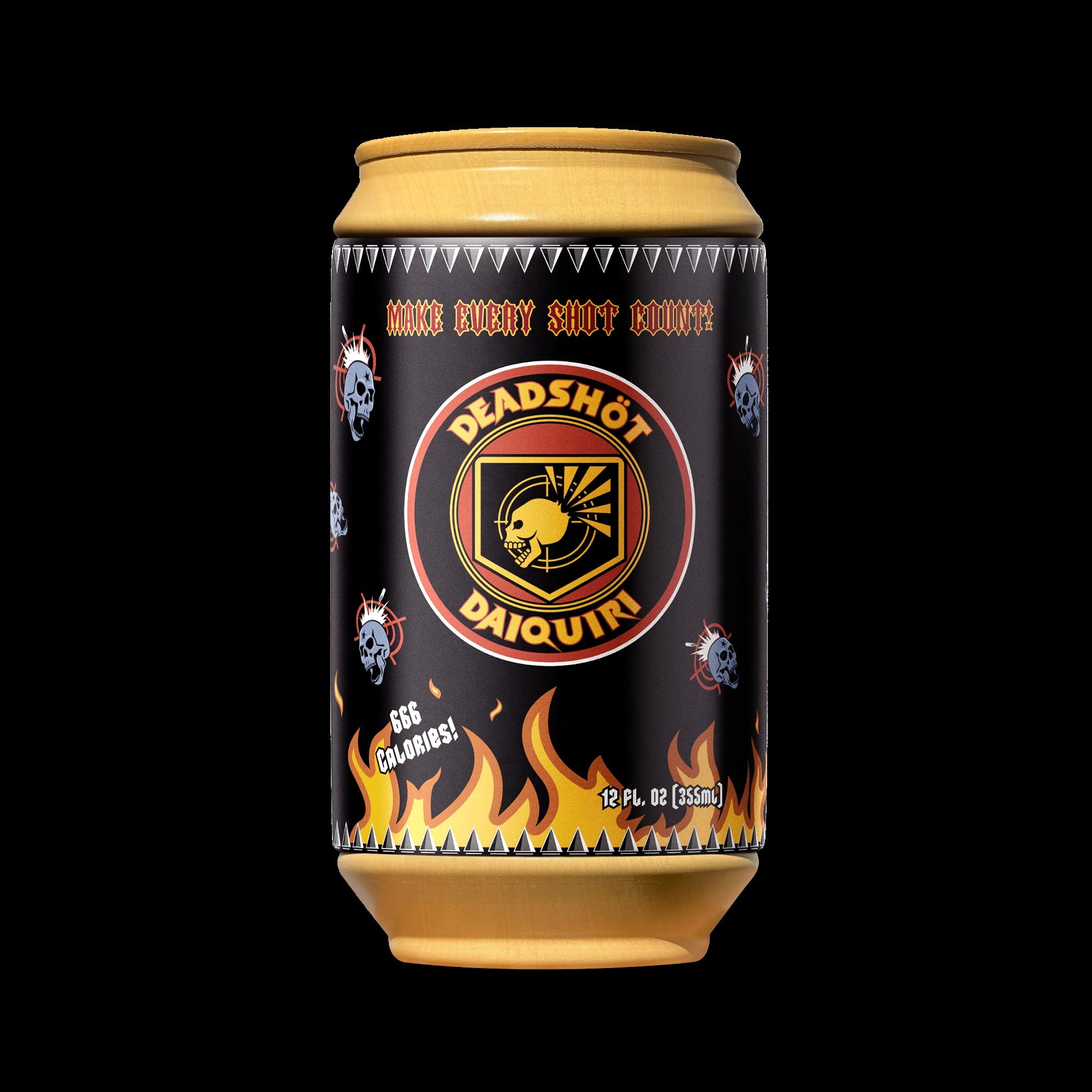 Make every shot count! Peadshot Daiquini 666 calories! 12 fl. oz. (355 ml)