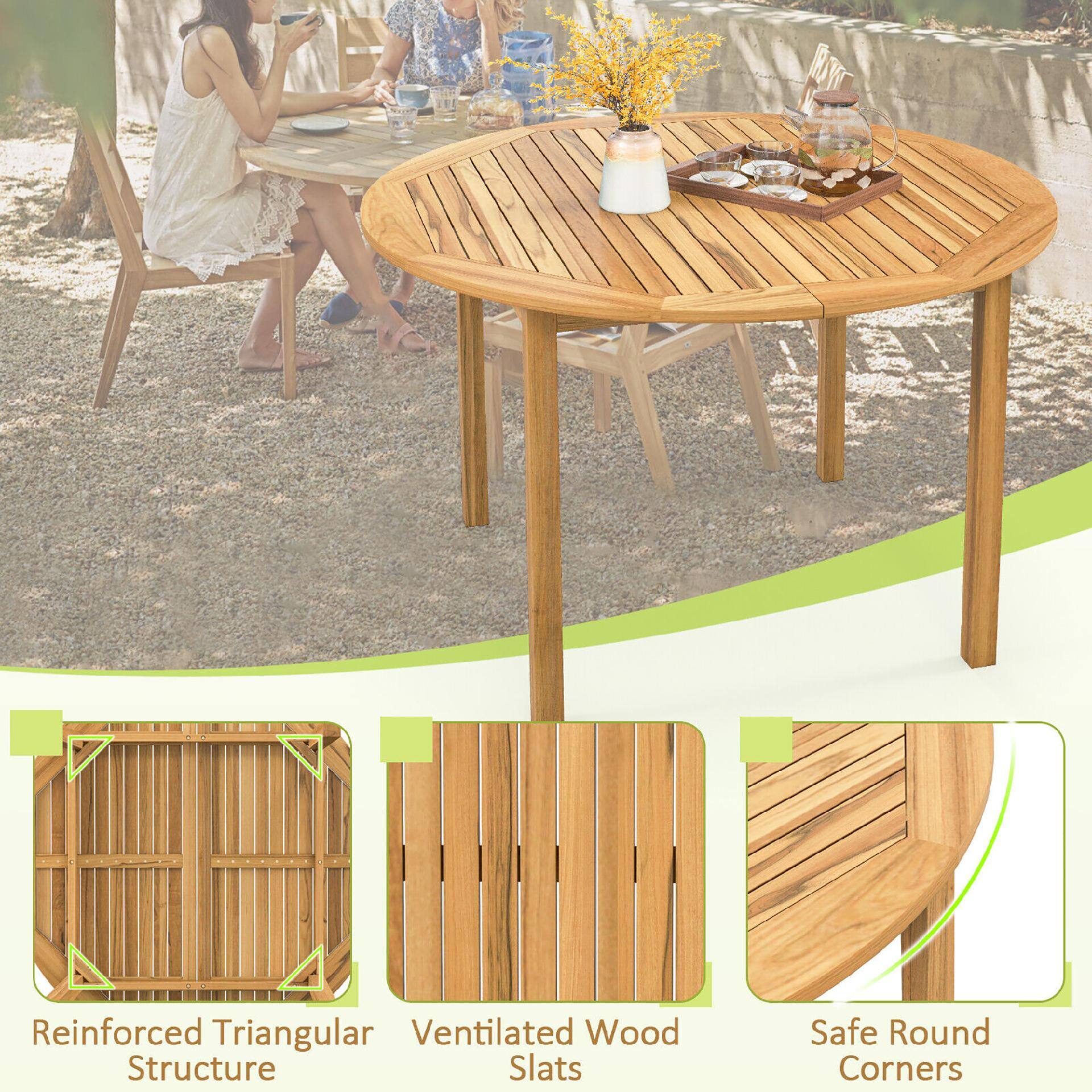 Reinforced Triangular Ventilated Wood Structure Slats Safe Round Corners