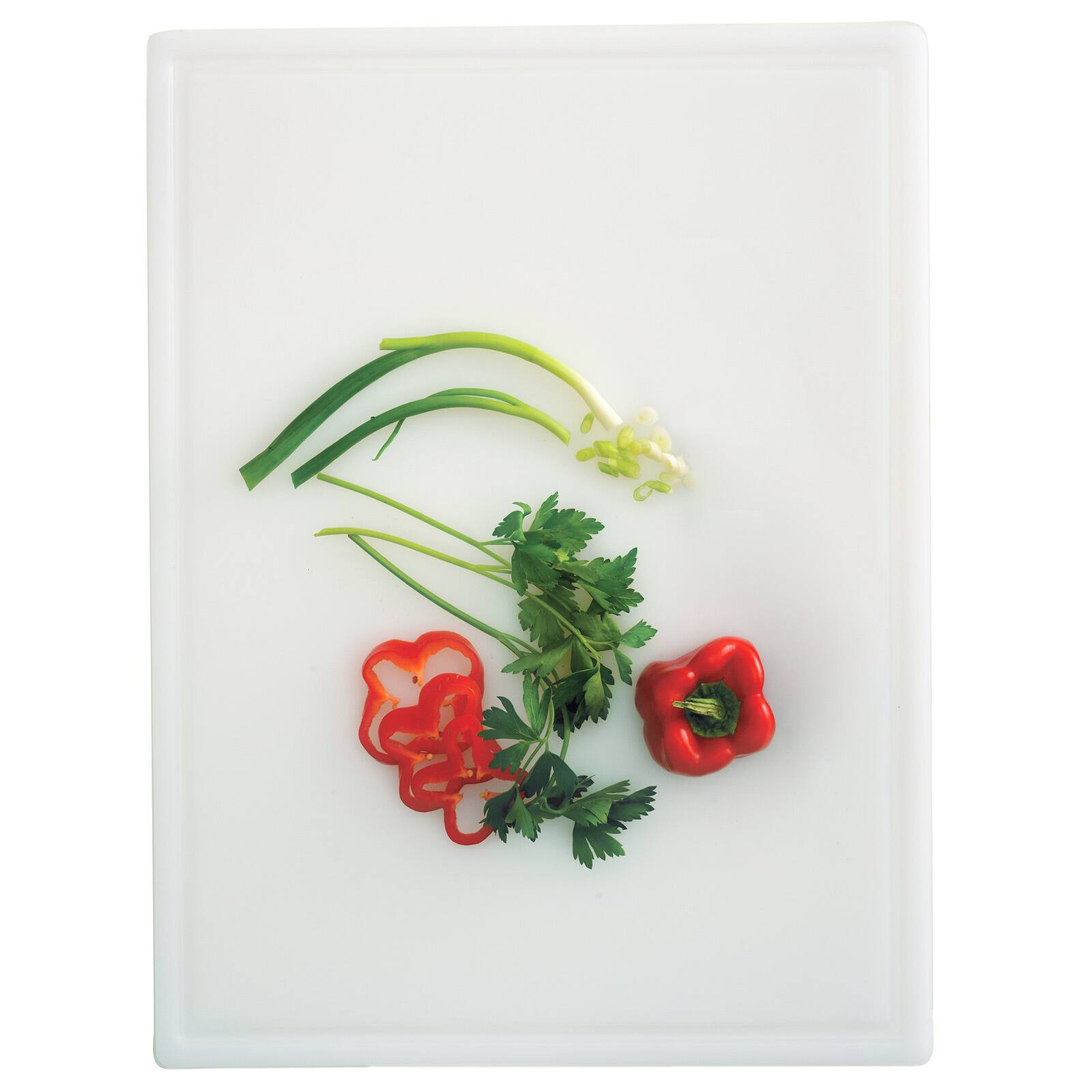 Alt View 4. Norpro - Professional 18-Inch x 24-Inch Cutting Board, White - White.