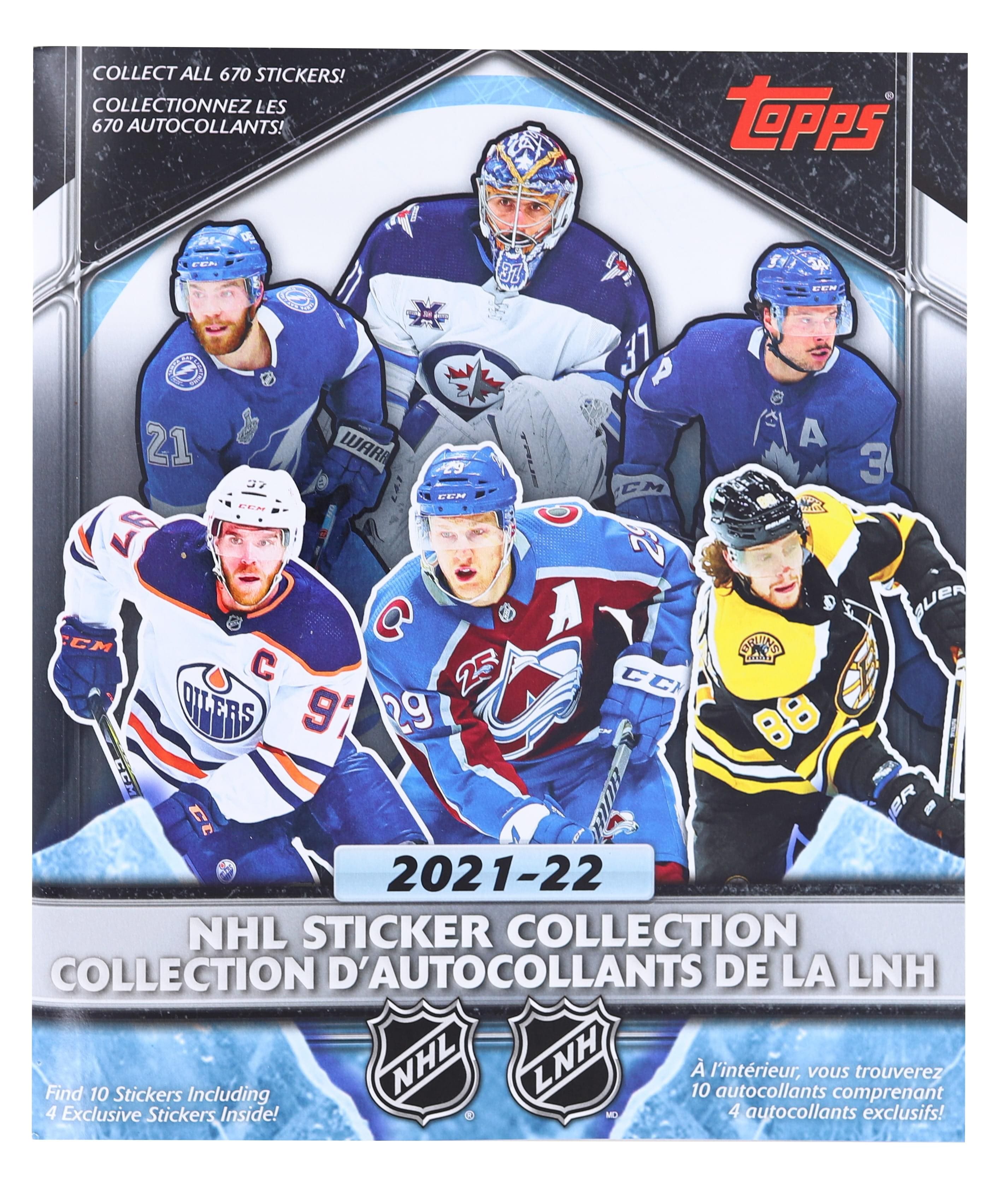 2021-22 Topps NHL Sticker Collection Tray | Lot of 12 Albums