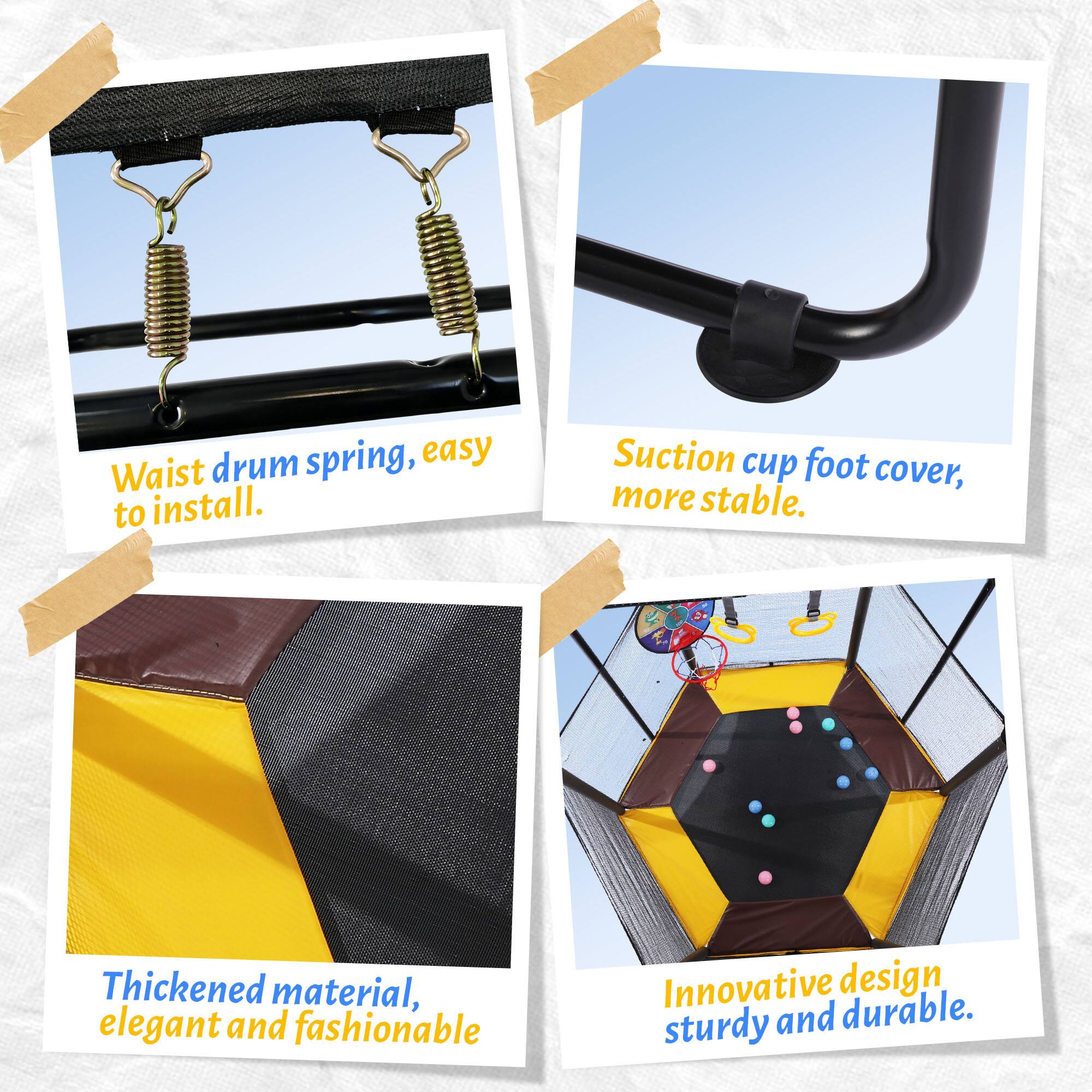 - Waist drum spring, easy to install.
- Suction cup foot cover, more stable.
- Thickened material, elegant and fashionable.
- Innovative design, sturdy and durable.