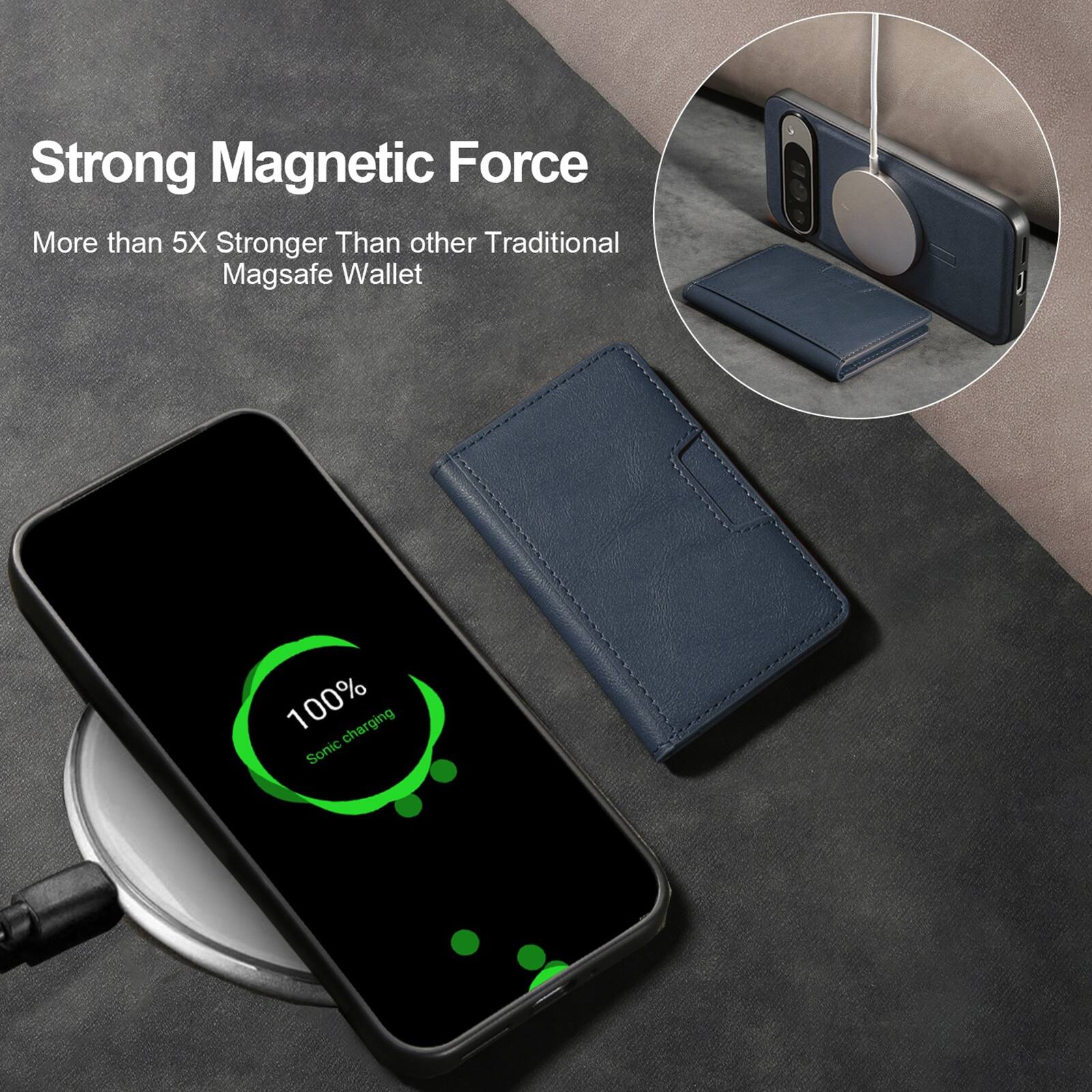 Strong Magnetic Force  
More than 5X Stronger Than other Traditional Magsafe Wallet  

100% charging Sonic