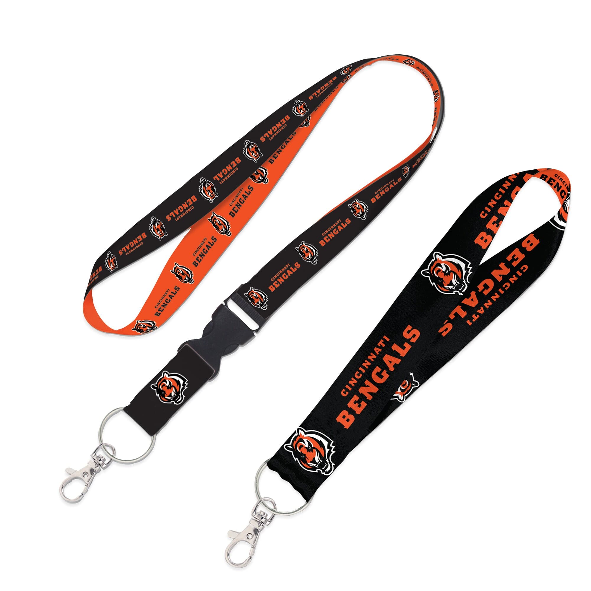 WinCraft - Cincinnati Bengals 2-Pack Lanyard with Detachable Buckle & Key Strap Set - Multicolor price history on PriceWatchPro