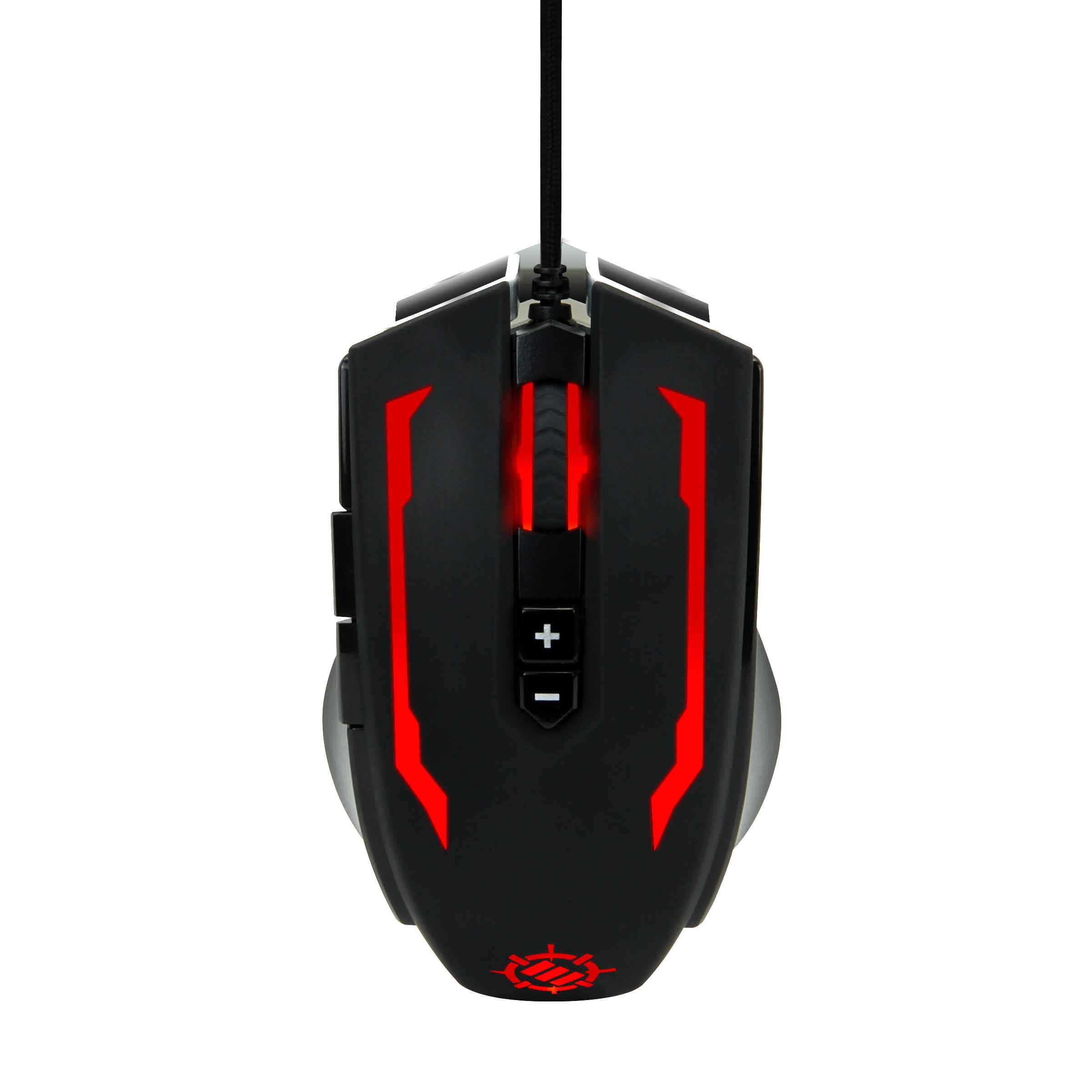 Alt View 1. ENHANCE - ENHANCE SCORIA Pro Gaming Mouse - RGB LED , 7 Programmable Buttons & 14400 DPI - Black.