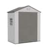 Front. Yardgrace - 20 sq 6x4 ft. Outdoor Resin Storage Shed, Weatherproof Durable Tool Shed, Lockable with Floor and Window - Grey.