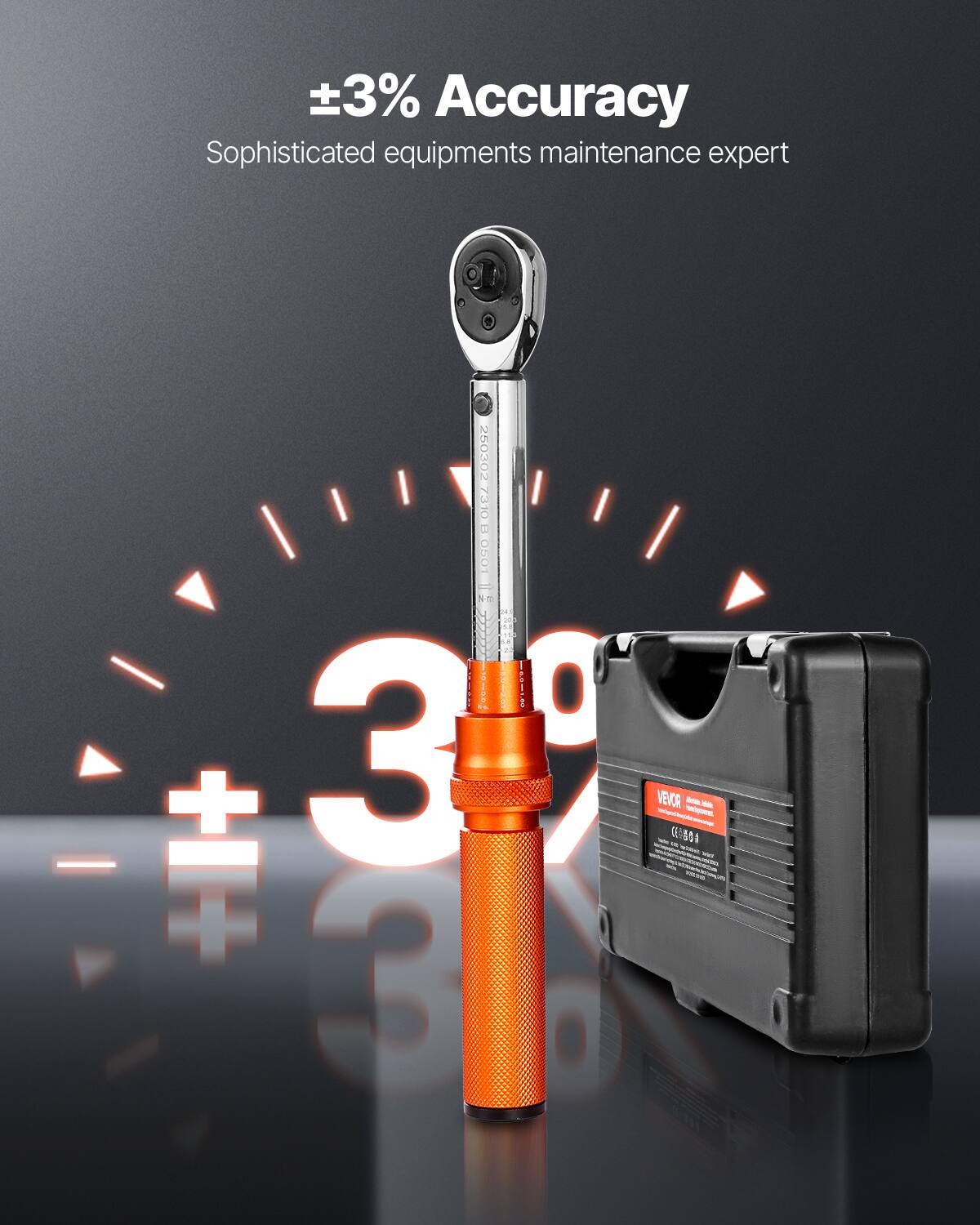 ±3% Accuracy  
Sophisticated equipment maintenance expert