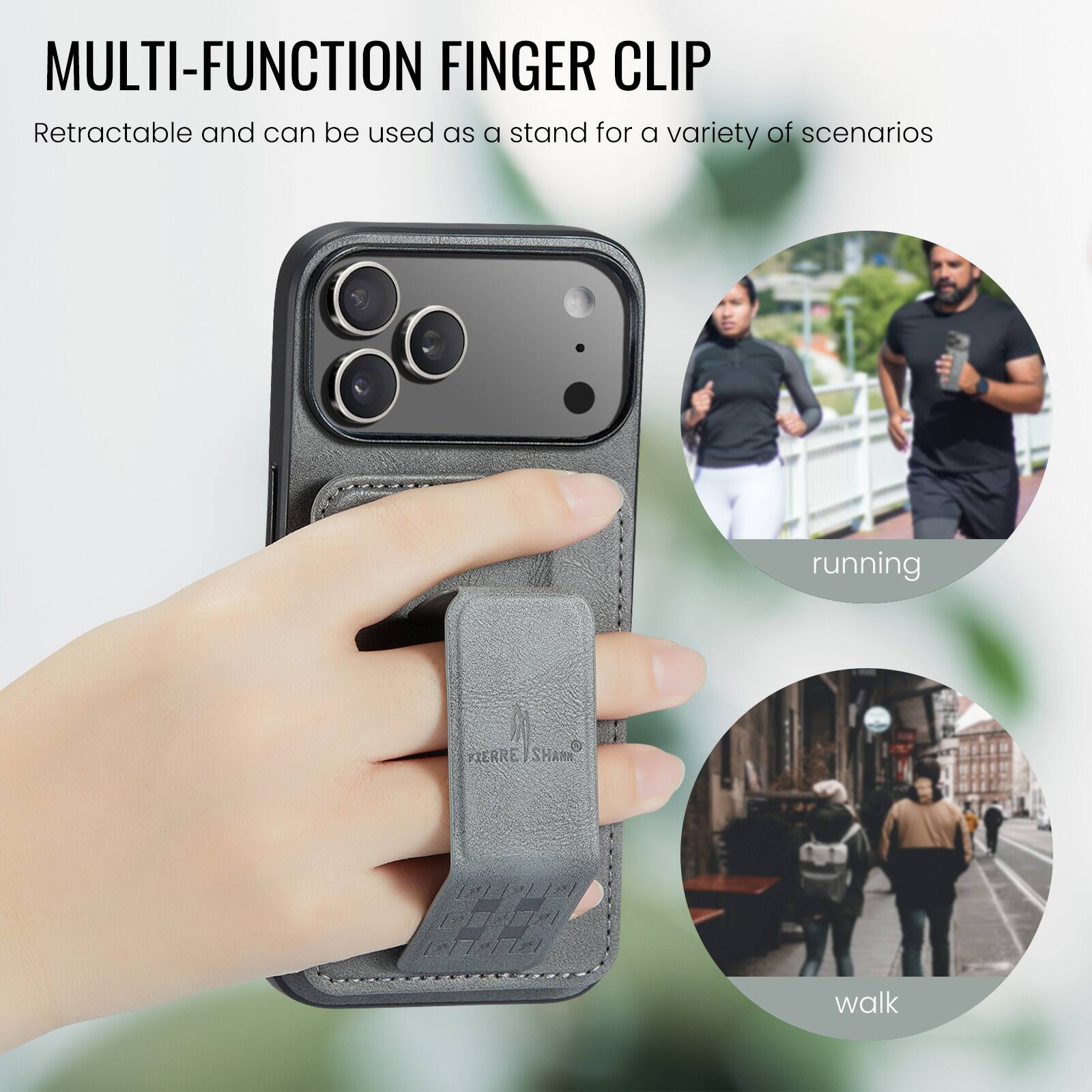MULTI-FUNCTION FINGER CLIP

Retractable and can be used as a stand for a variety of scenarios

running

walk