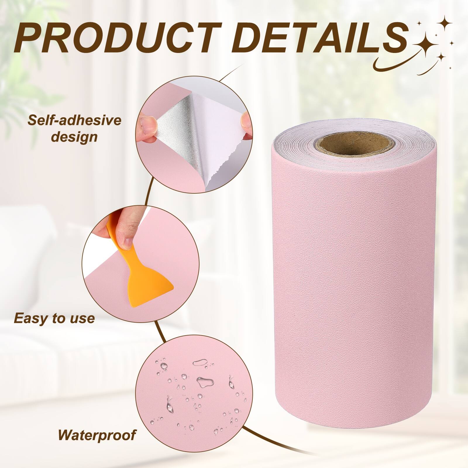 PRODUCT DETAILS

- Self-adhesive design
- Easy to use
- Waterproof