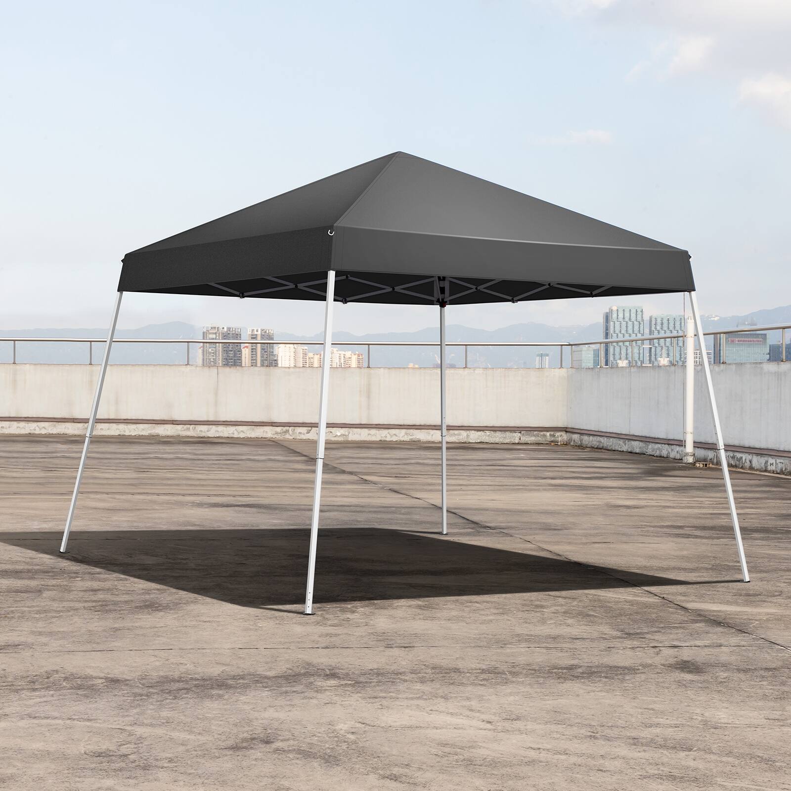 Angle. Winado - Canopy 7.8x7.8' Pop Up Commercial Instant Gazebo Tent, Waterproof & UV Protection Canopy Tent with Slant Legs for Party.