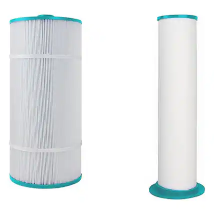 Front. Hurricane - Hurricane HFCOMB-01 Advanced Spa Filter Cartridge Inner and Outer Filter Set.
