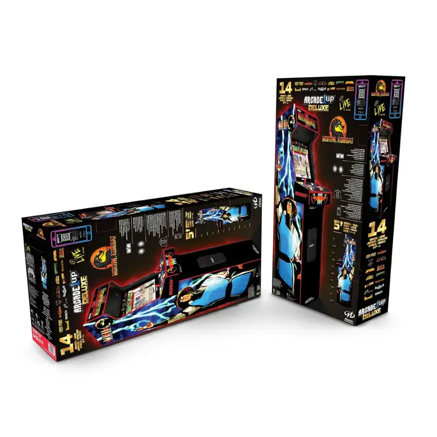 * Arcade Deluxe Live 2.0
* 14 Kombat Tournament
* Midway
* 5' 14"
* 14 Kombat Tournament
* Arcade Deluxe Live 2.0
* 14 Kombat Tournament
* Midway
* 5' 14"
* Arcade Deluxe Live 2.0
* 14 Kombat Tournament
* Midway
* 5' 14"