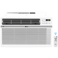 LG - 1,000 Sq. Ft. 18,000 BTU 230V Smart Window Air Conditioner - White - Front_Zoom