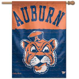 WinCraft - Auburn Tigers 28" x 40" College Vault Single-Sided Vertical Banner - Multicolor