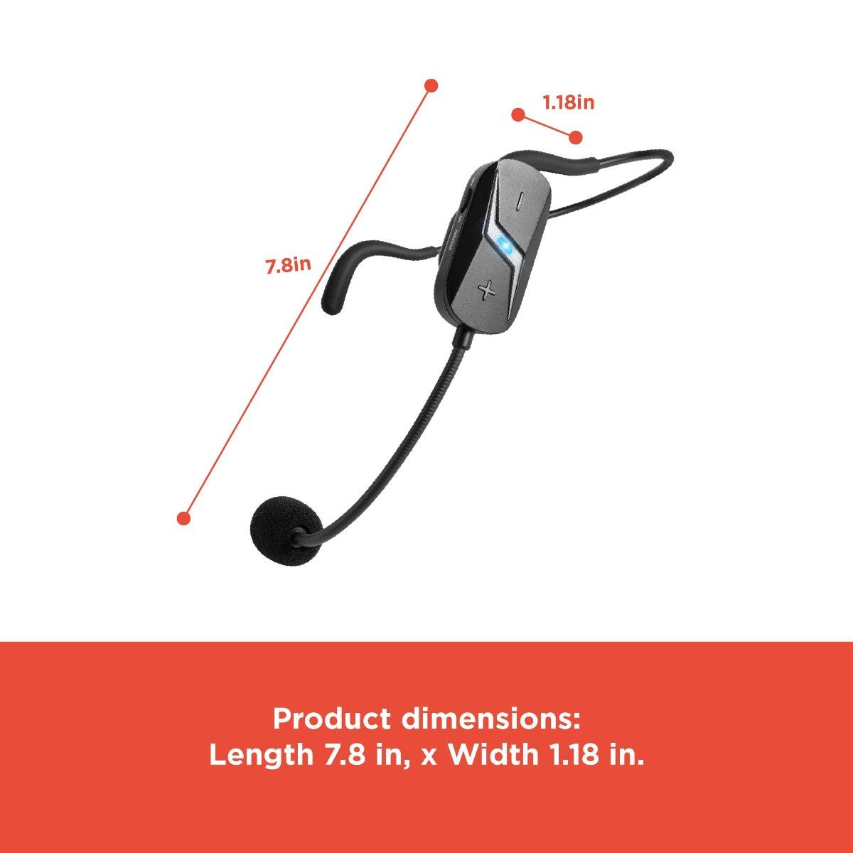 Product dimensions:  
Length 7.8 in, x Width 1.18 in.