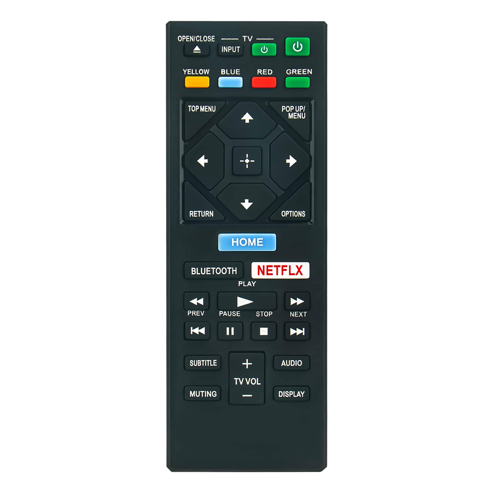 ZdalaMit - NEW RMT-VB200U RMT-VB200D Replaced Remote Control fit for Sony Blu-ray Disc DVD Player - Black
