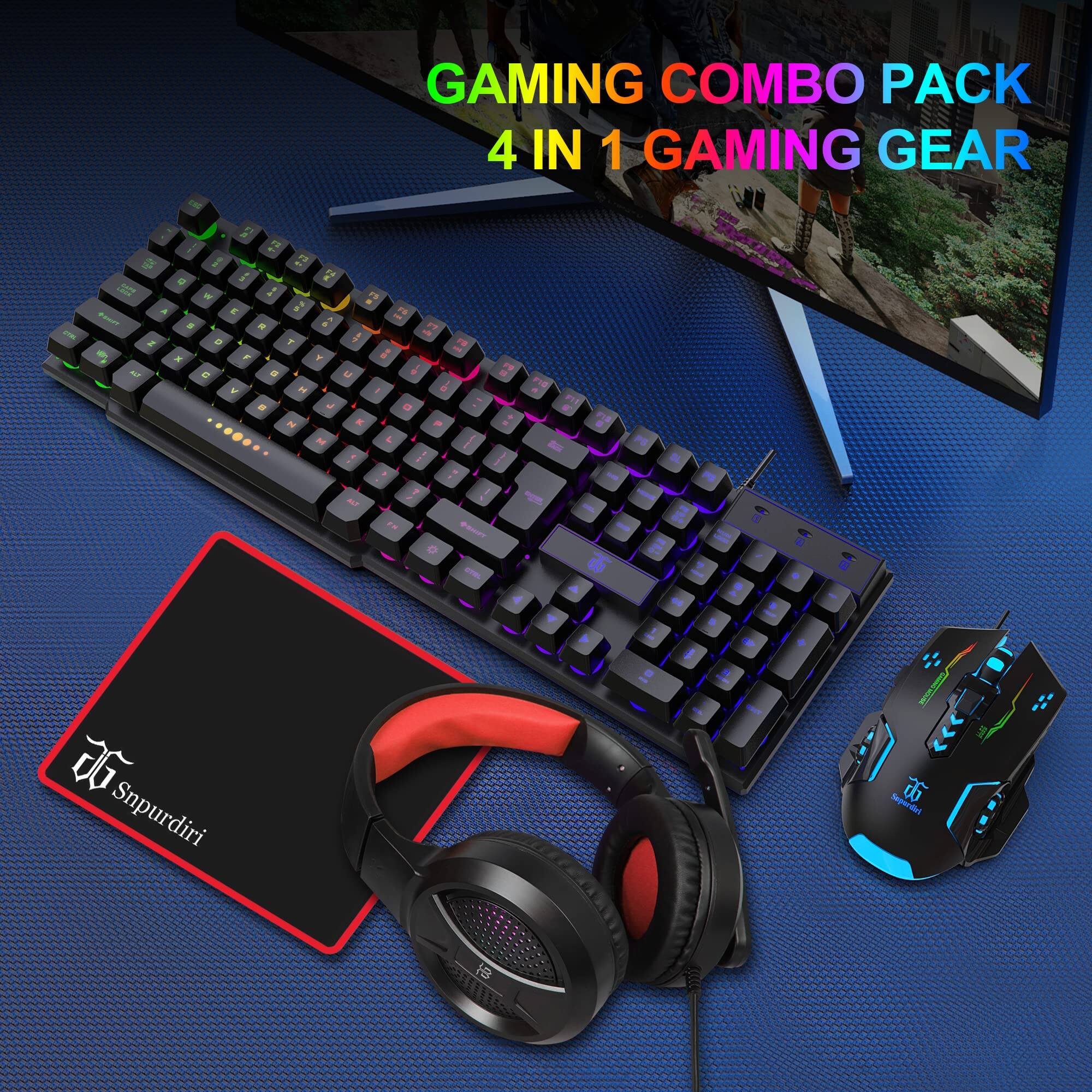 GAMING COMBO PACK  
4 IN 1 GAMING GEAR  

Snpurdiri