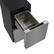 Alt View 6. Koolmore - 15 in. Panel Ready Built-in Double Refrigerator, Frost-Free Undercounter Fridge with Digital Temperature Control - Black.