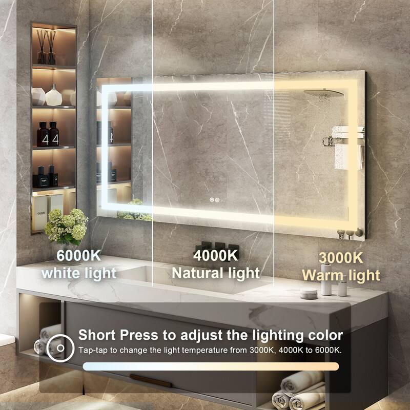 44 qam  
6000K white light  
4000K Natural light  
3000K Warm light  

Short Press to adjust the lighting color  
Tap-tap to change the light temperature from 3000K, 4000K to 6000K.