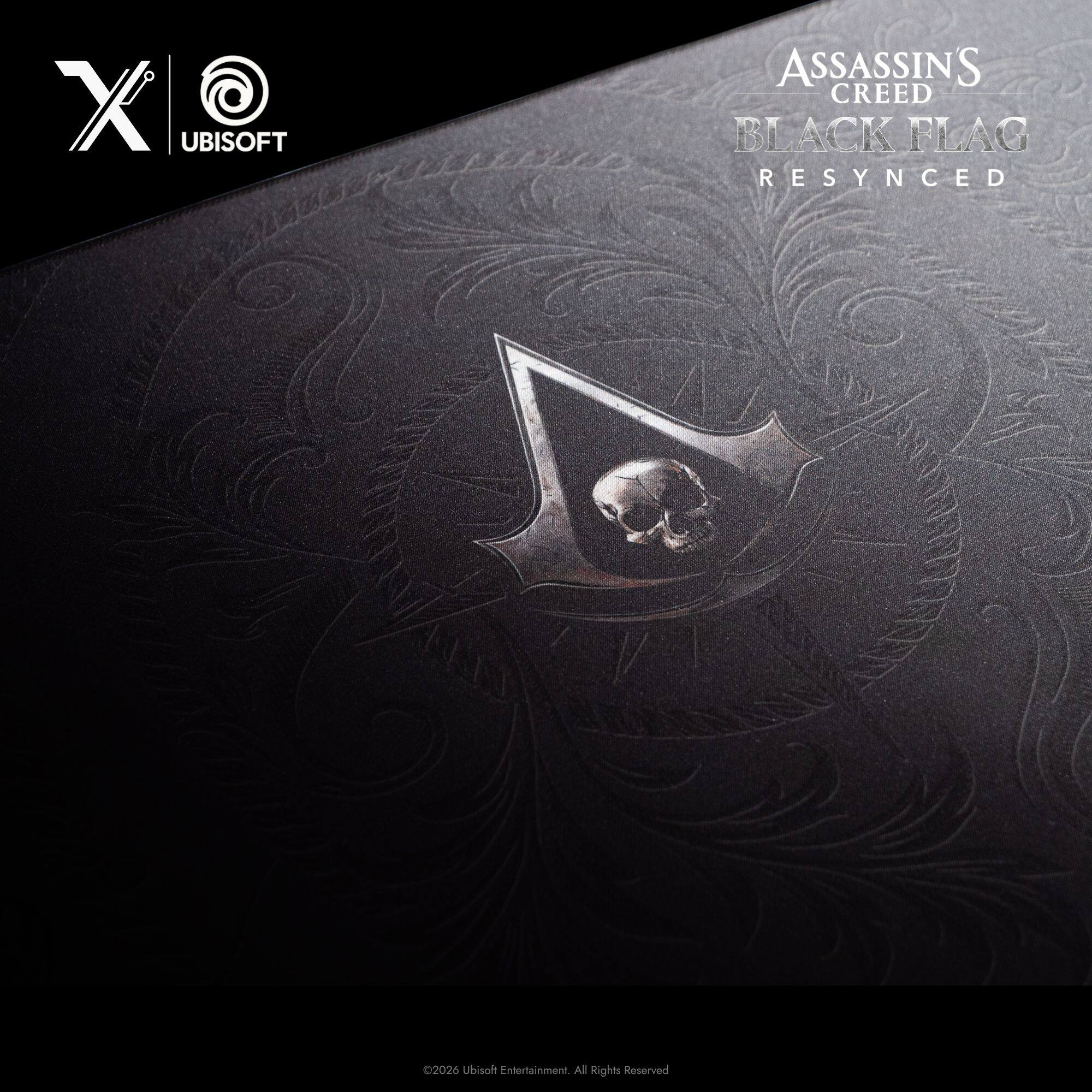 X | UBISOFT  
ASSASSIN'S CREED BLACK FLAG RESYNCHED  
©2026 Ubisoft Entertainment. All Rights Reserved