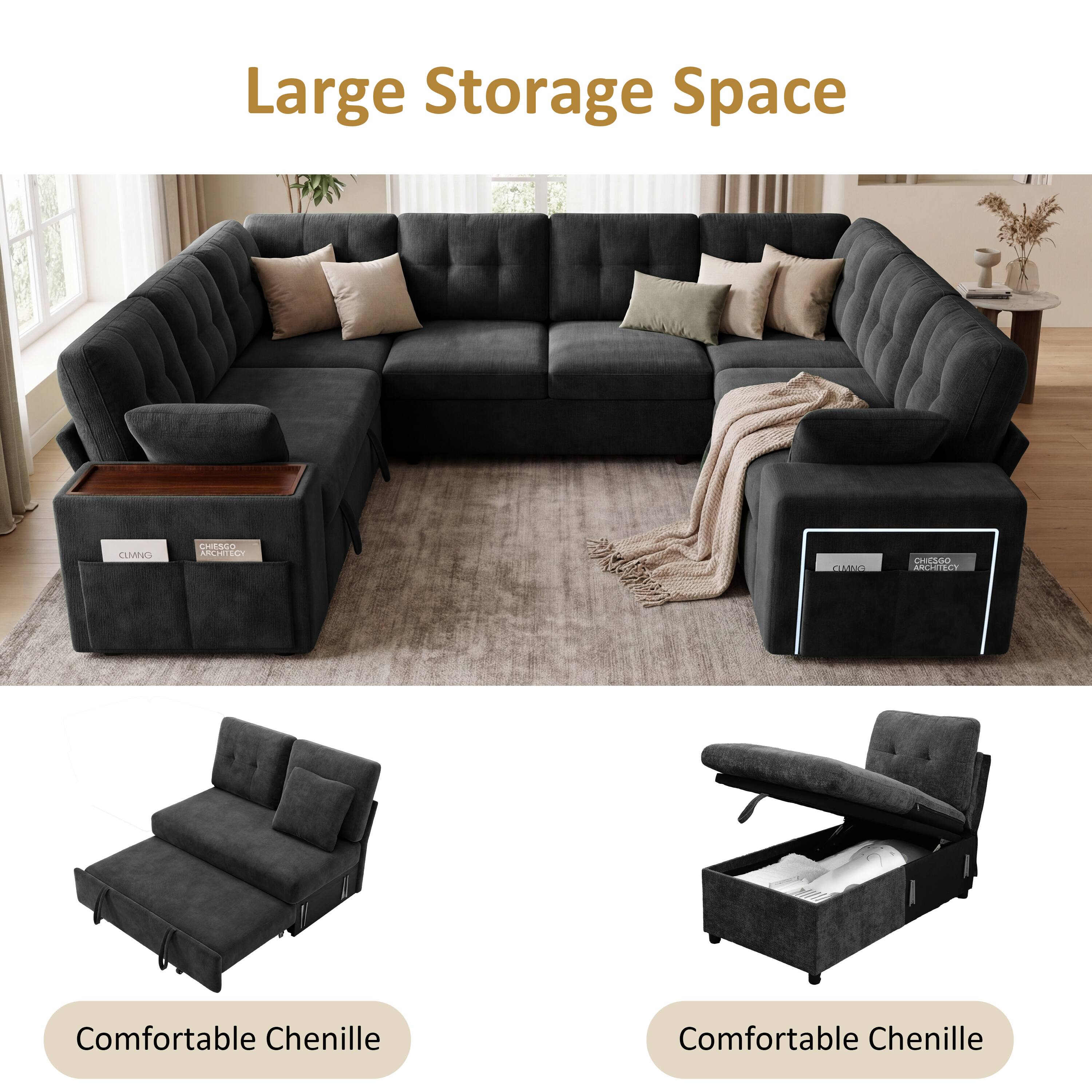 Large Storage Space

Comfortable Chenille

Comfortable Chenille