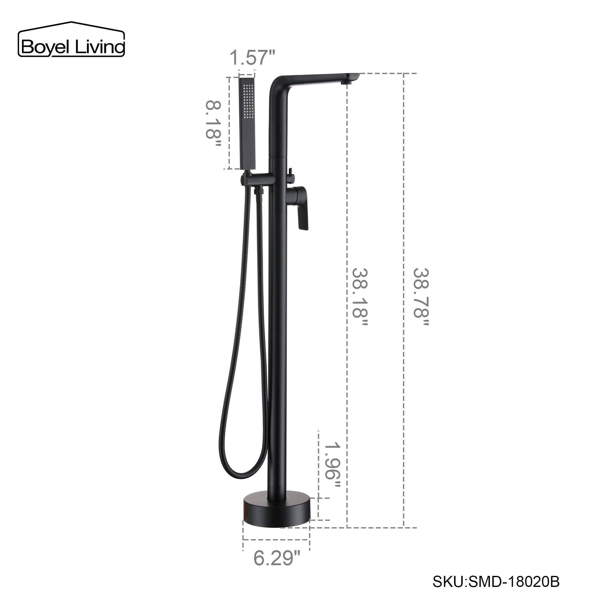 Boyel Living 1.57" T 8.18" 38.18" 38.78" 1.96" 6.29" SKU:SMD-18020B