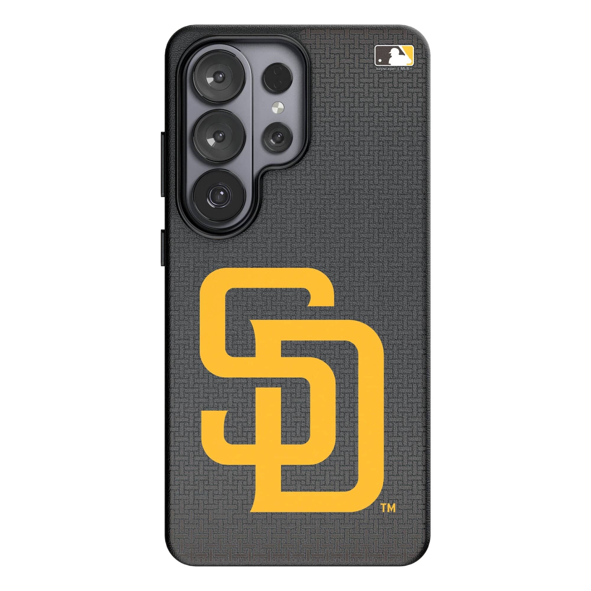 Keyscaper - MLB - San Diego Padres Linen Galaxy Magnetic Bump Case - S26 - Black price history on PriceWatchPro