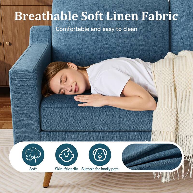 Breathable Soft Linen Fabric  
Comfortable and easy to clean  

Soft  
Skin-friendly  
Suitable for family pets