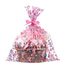 Paradigms Interiors - 24" X 30" Easter Bags 10 Packs Large Cellophane Wrap For Gift Baskets 2 5mil Plastic Cello - Easter-1-10 Count (Pack of 1)