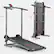 47.6" (H) TREADMILL, 48" (H) TREADMILL, 19.3" (L), 50.2" (L), 24.4" (W)