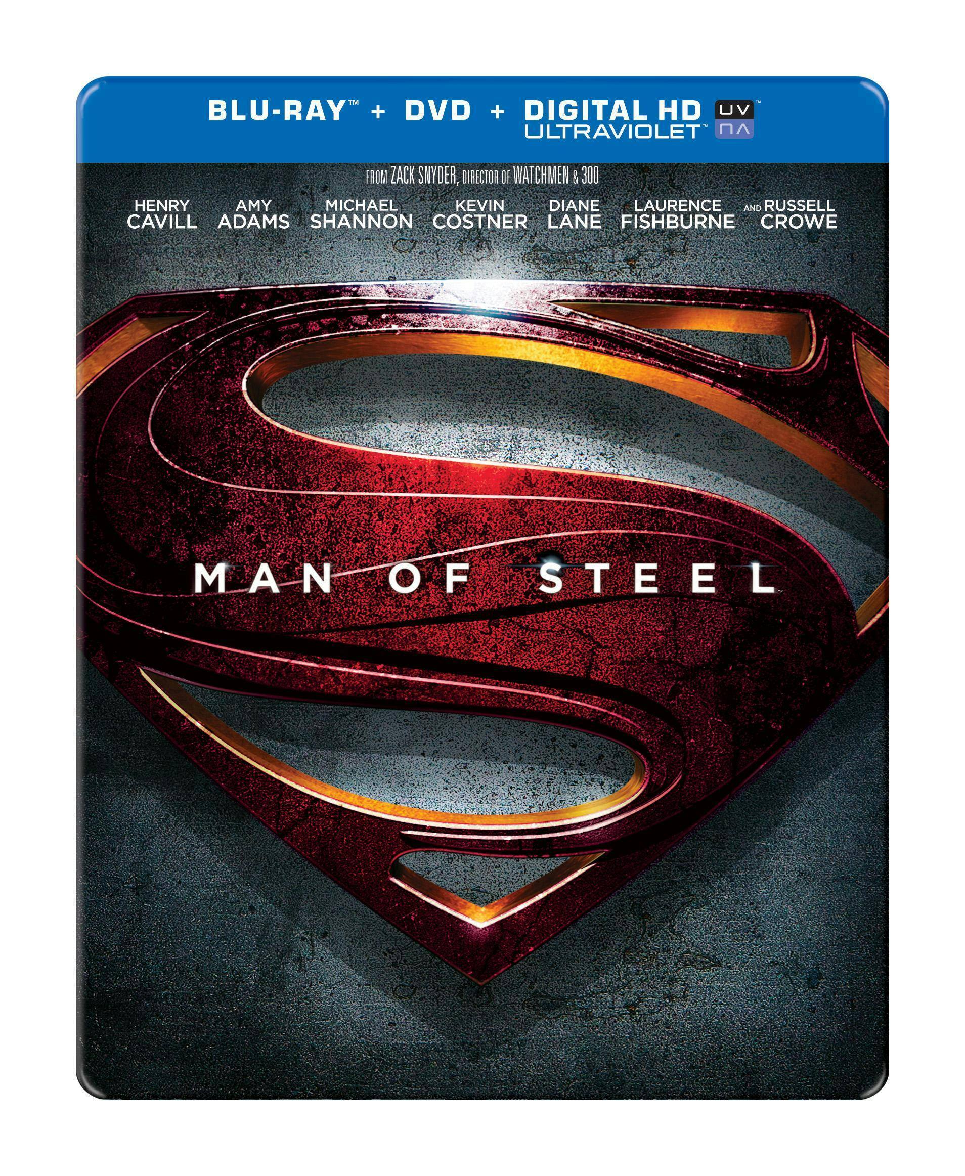 Man of Steel (Blu-ray Steelbook + DVD) [Blu-ray]
