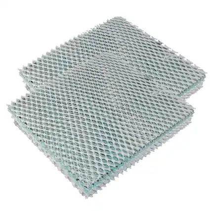 Front. HQRP - 2-Pack Humidifier Wick Filter Pad Replacements for Honeywell Whole House HE100 HE150 HE220 HE225 HE240.